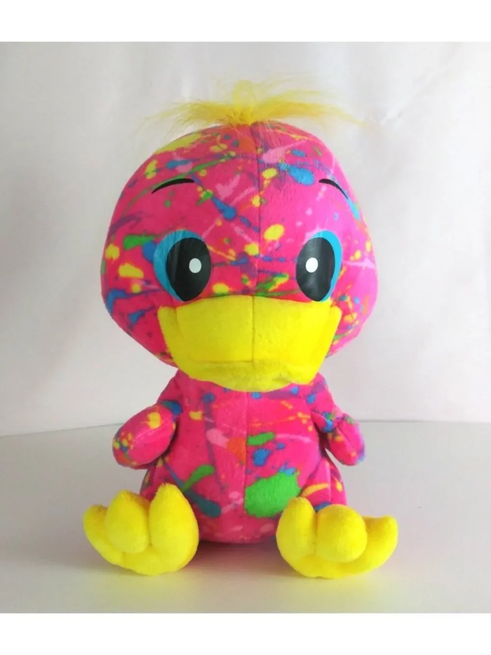 Impact Retro Pink Paint Splattered Duck Bright Colored 10
